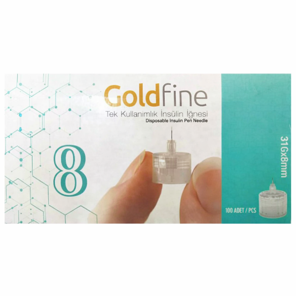 Goldfine İnsülin İğne Ucu 31G 8 mm